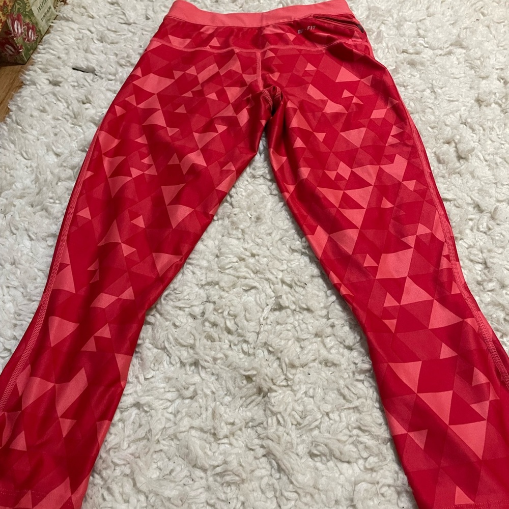 Nike running red leggings